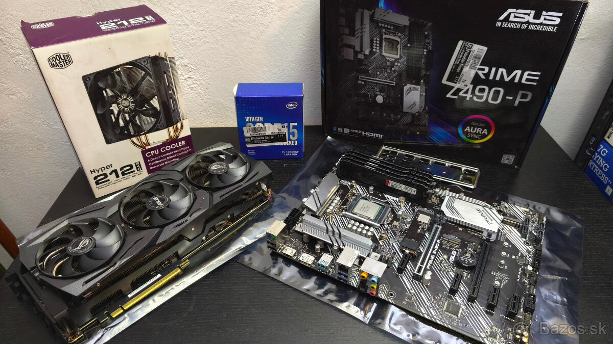 ASUS STRIX RTX 2080 Ti, i5 10600kf, ASUS Z-490P, 32GB RAM