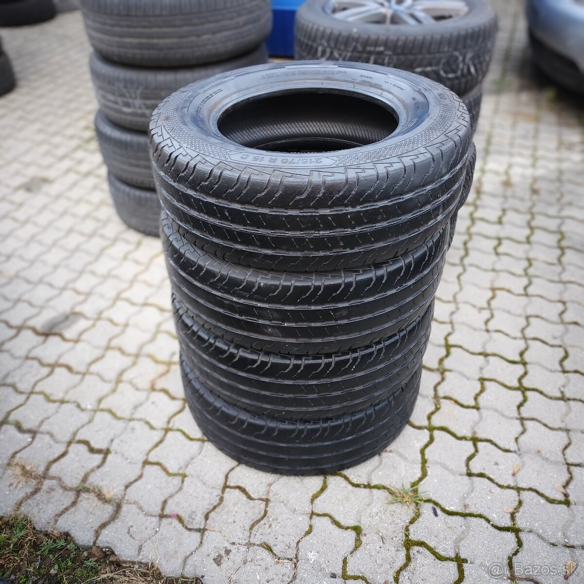 Predám letné Pneumatiky Continental 215/70R15 C