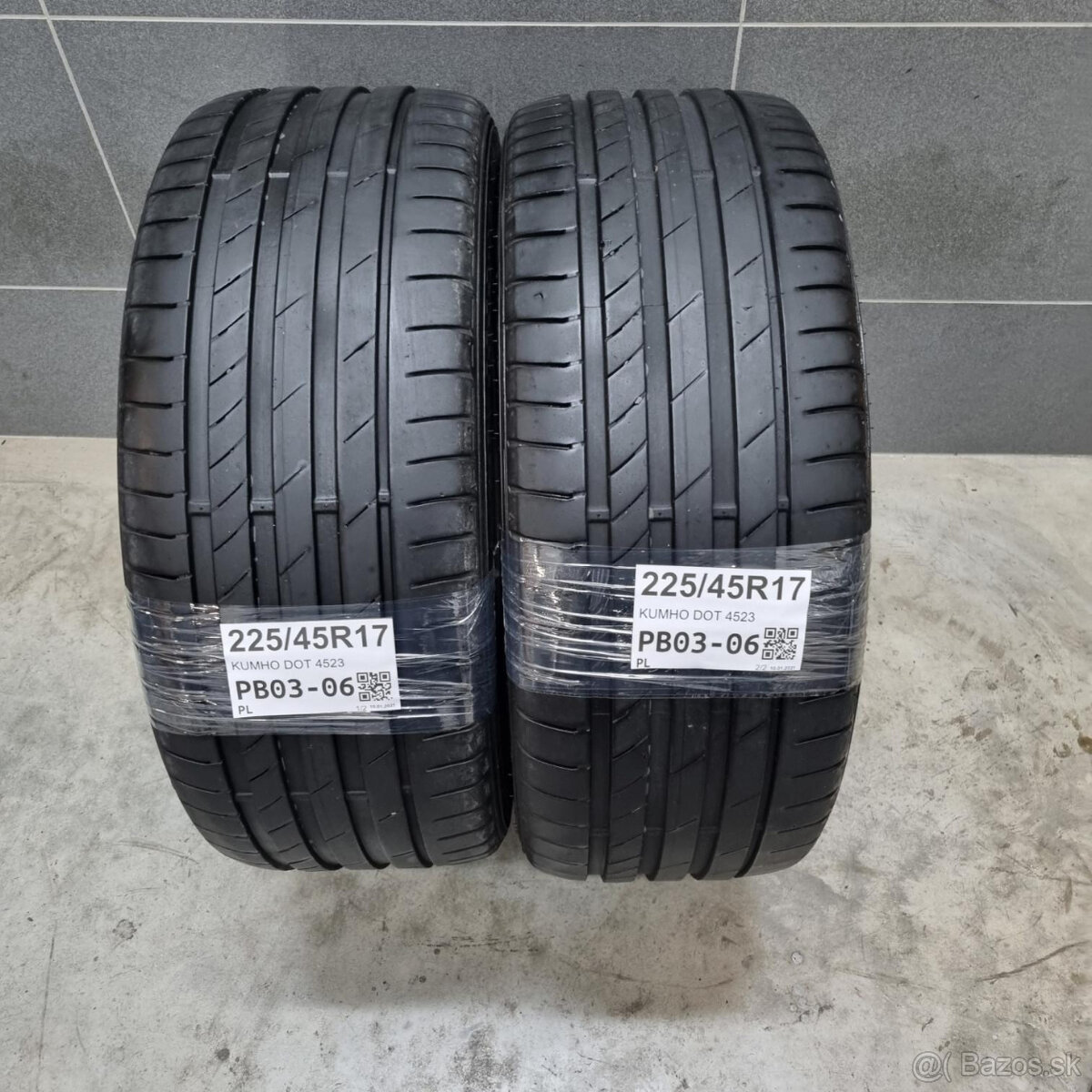 Letné pneumatiky 225/45 R17 KUMHO DOT4523