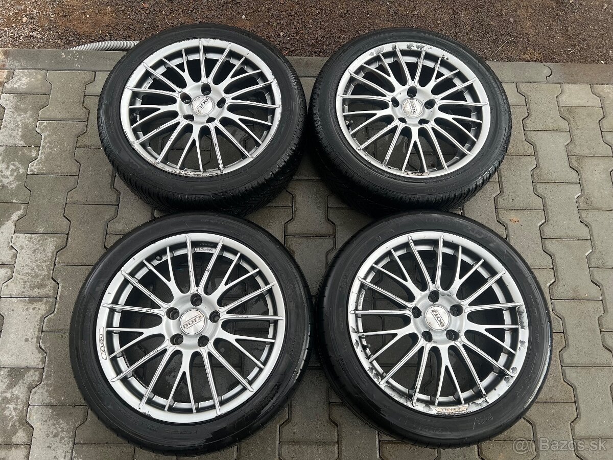 Predám elektróny DOTZ 5x112 s pneu 225/45 R17