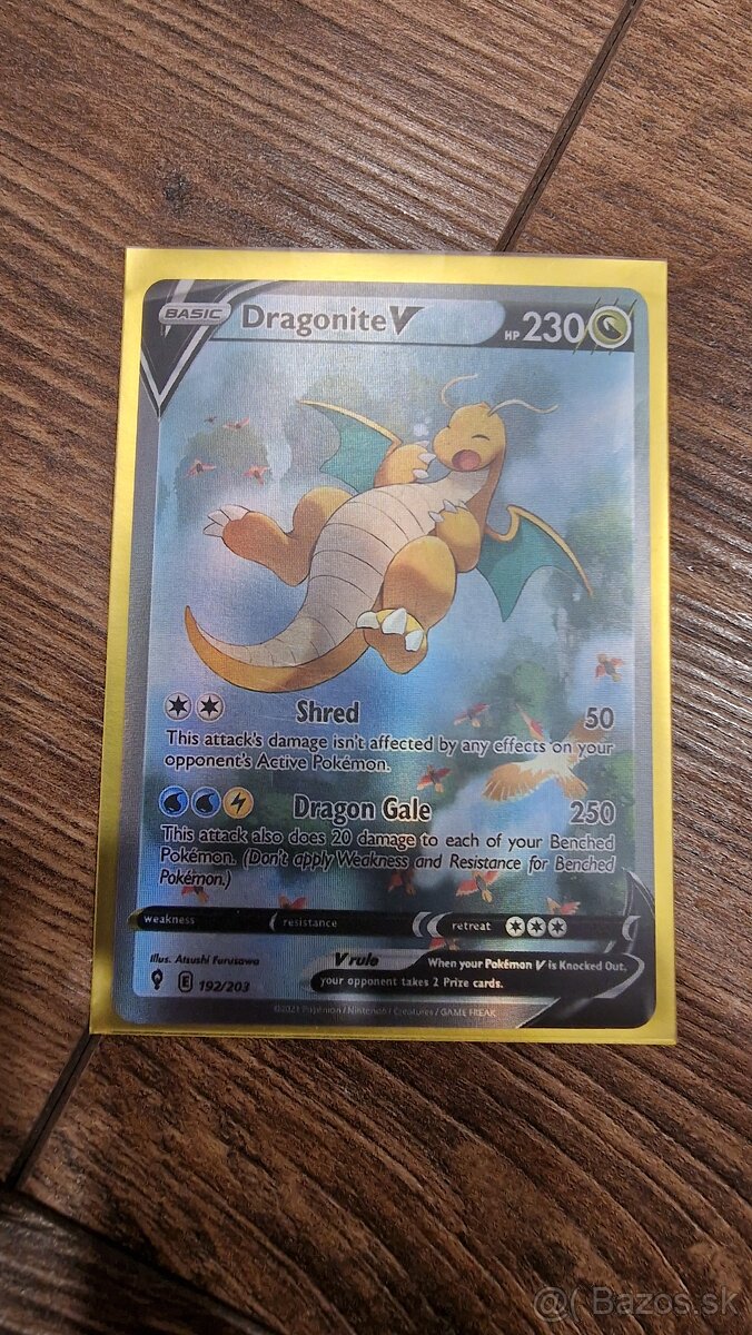 Pokemon karta Dragonite V