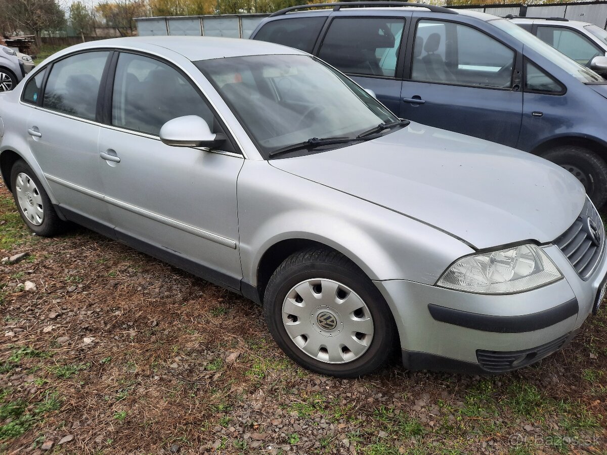 Rozpredam Volkswagen Passat B5,5 1,9tdi 96kw 6Rychlostny.