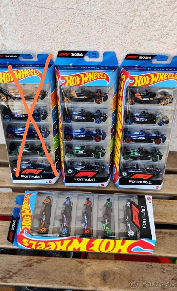 Hot wheels formula f1 5pack