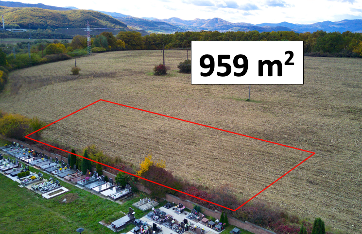 Žiar nad Hronom 959 m2 - INVESTIČNÝ POZEMOK na okraji mesta