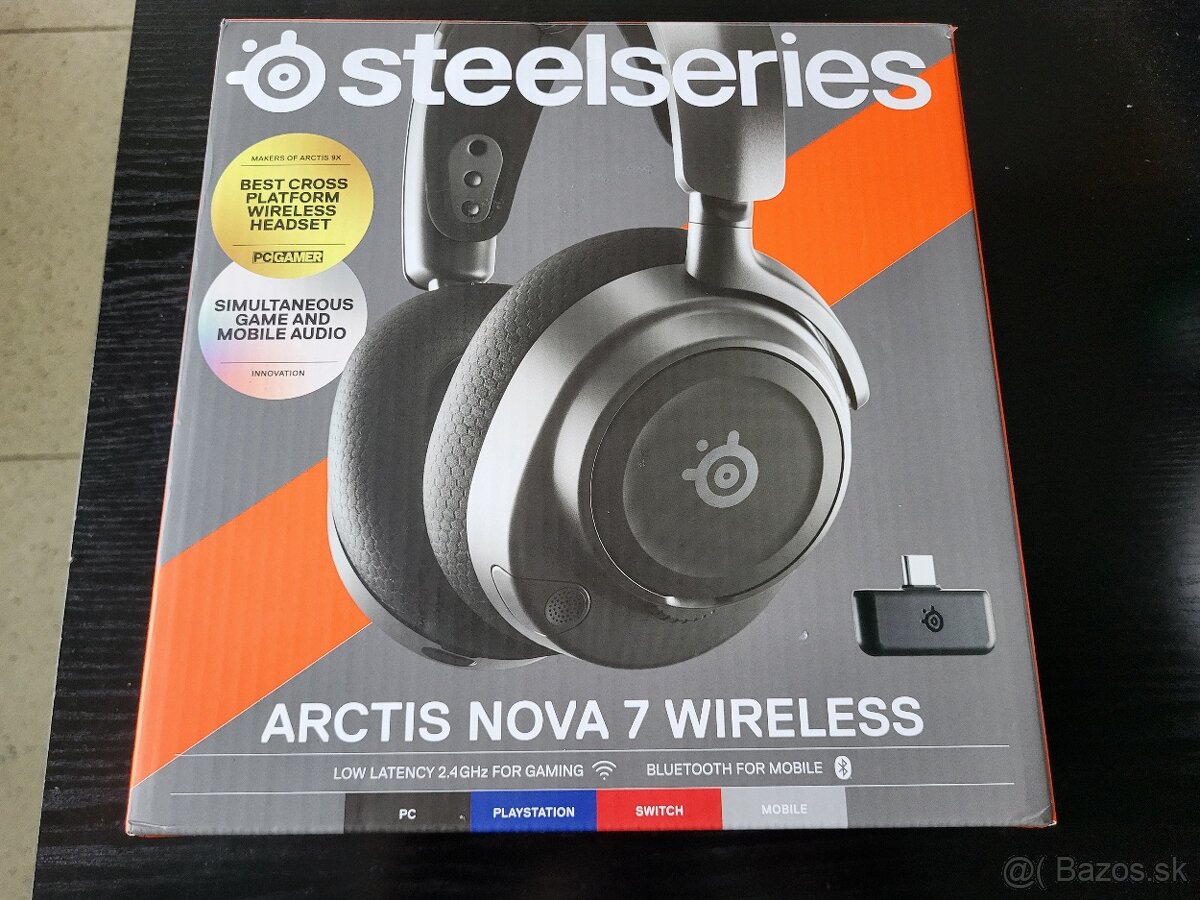 Bezdrátová sluchátka Steelseries Nova 7