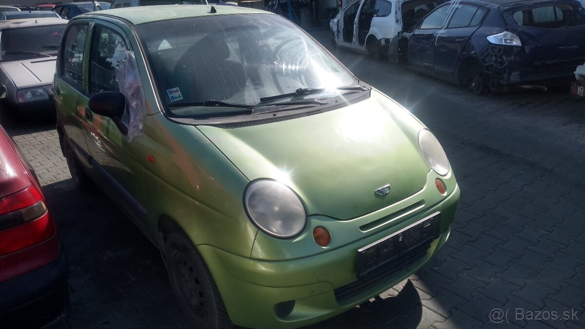 Lacno rozpredám Chevrolet Matiz M250 na náhradné diely