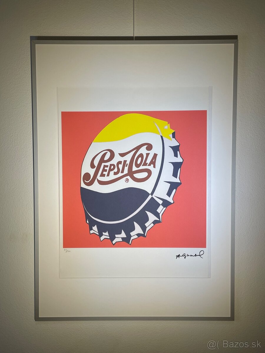 Andy Warhol "Pepsi" Limitovaná edícia_Certifikát