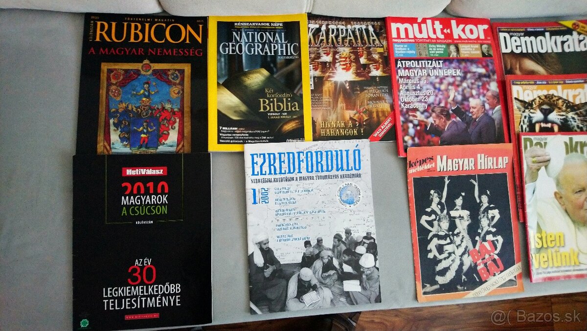 Predám časopisy v maďarskom jazyku: Magyar Demokrata, ....