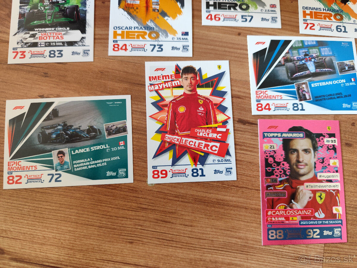 Karty Topps Formula 1