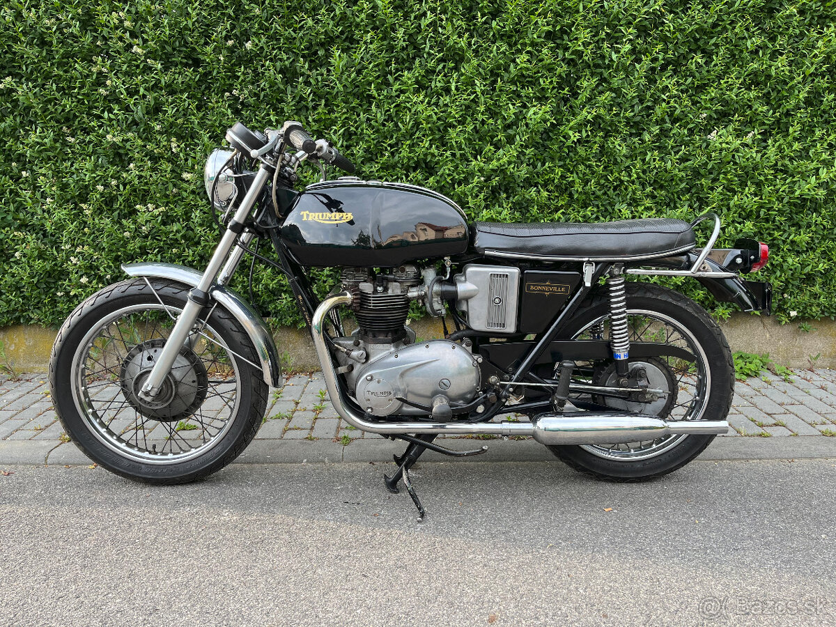 Triumph T120R Bonneville, r.v. 1972 s TP