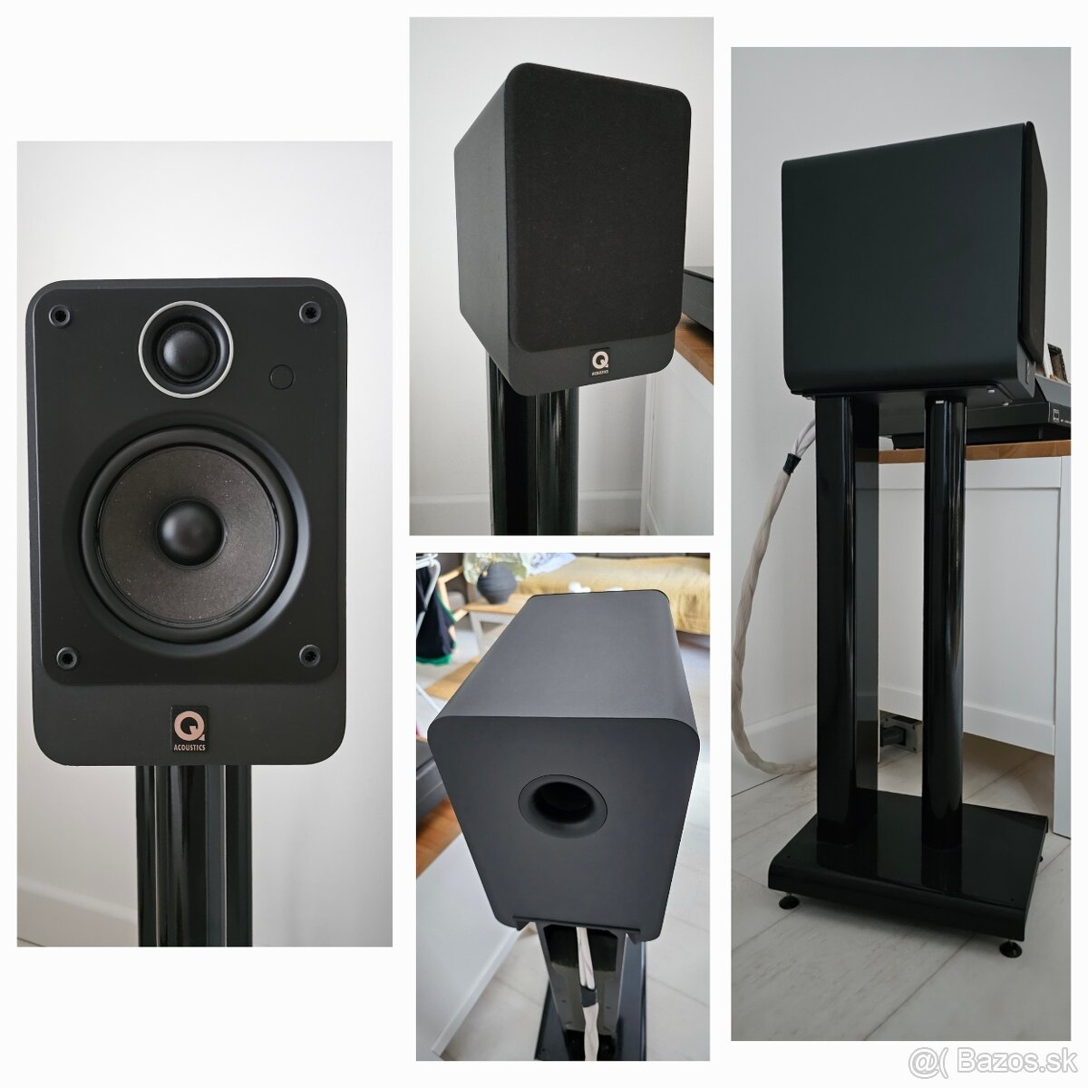 Repro Q Acoustics 2020 + originál stojany