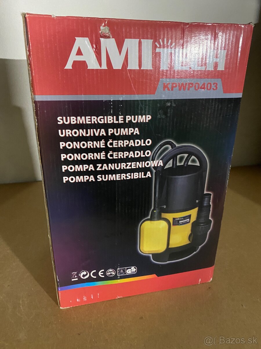 Ponorné čerpadlo AmiTech 400w nové nepoužité