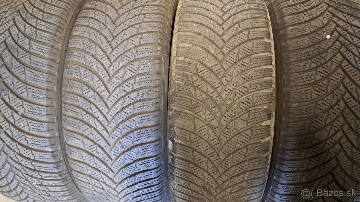 Predám 4ks jazdené zimné 205/55r17-95V Firestone