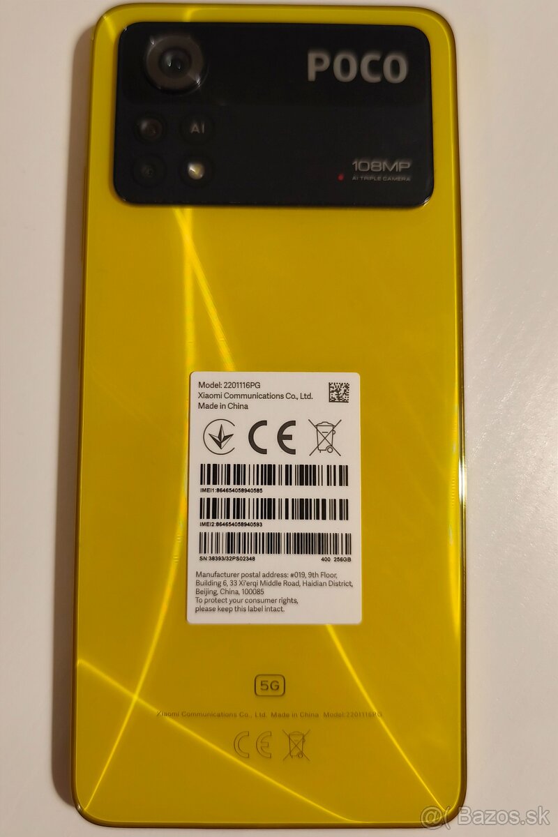 Poco X4 Pro 5G 256 GB žltý