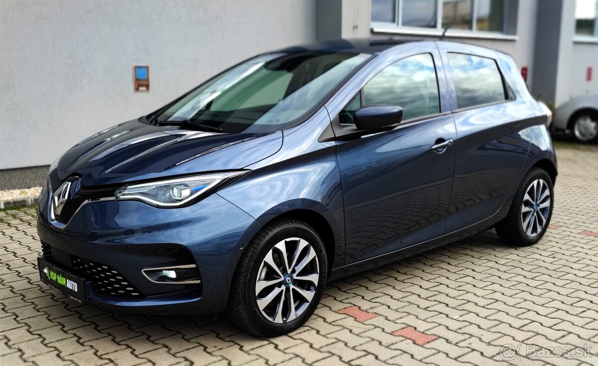 RENAULT ZOE R135 Z.E. 50 INTENS, 2021, 52 KWH, ZARUKA, DPH