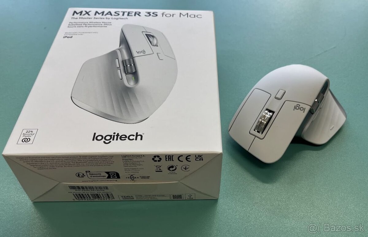 Predám Logitech MX Master 3S for Mac a Windows Myš - NOVA