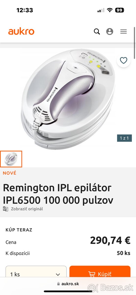 Predám laserový epilator