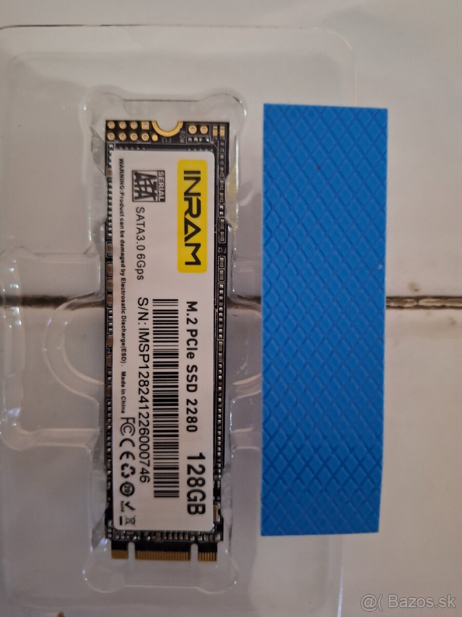 M2 ssd uplne novy. 128gb.