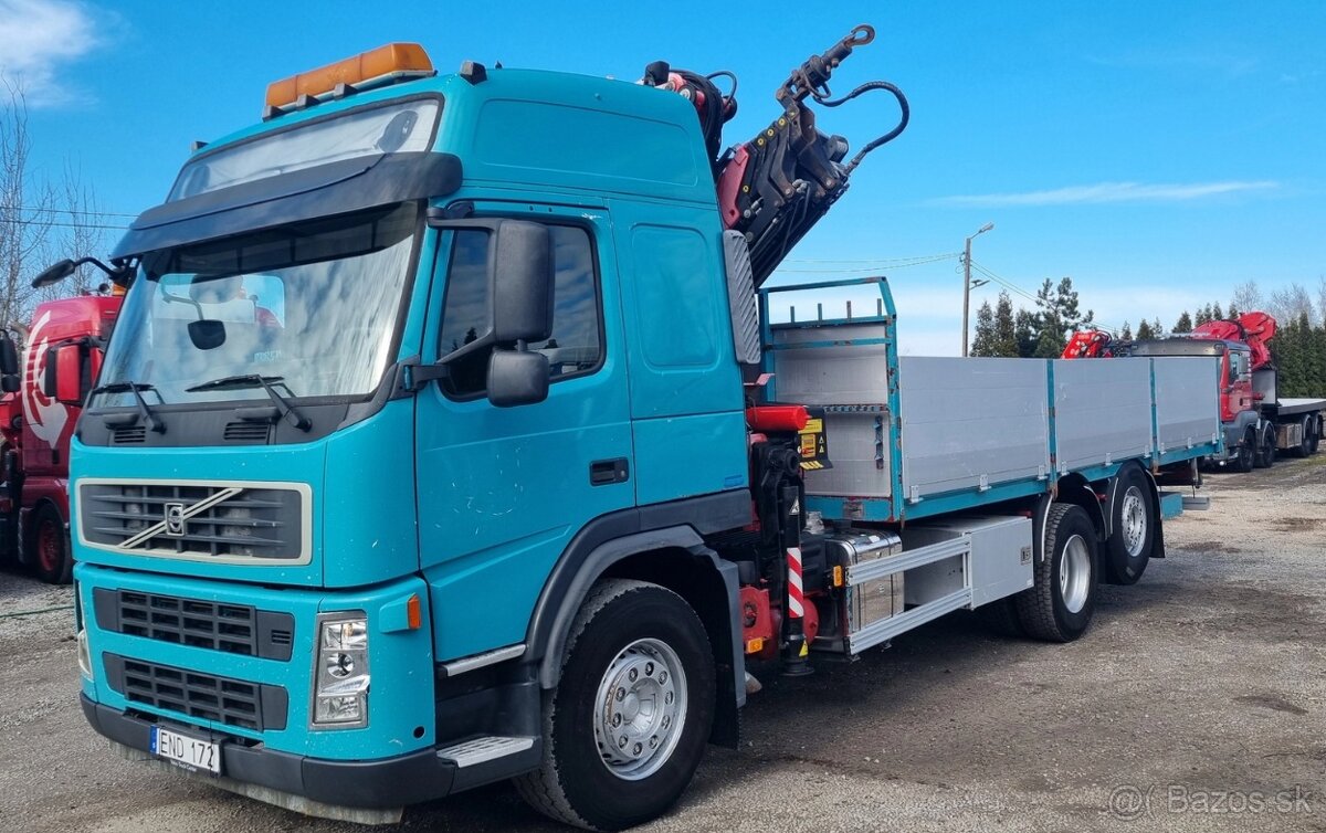 9022 Volvo FM380 - 6x2 – Valník + HR-FASSI 235 XP – EURO 5 