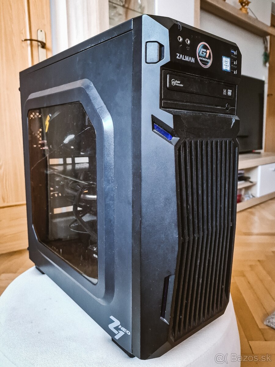 PC zostava + monitor, i5-6500 16Gb RAM + WiFi