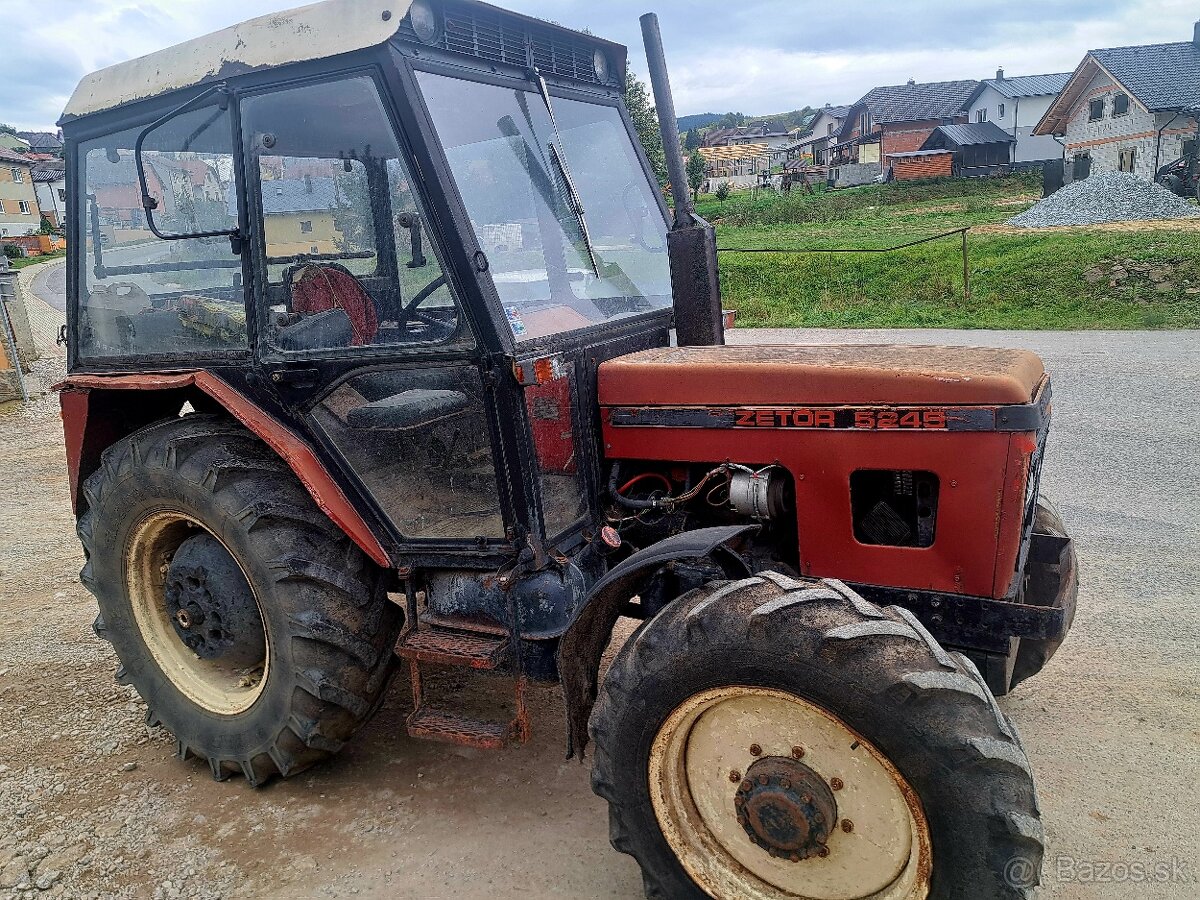 PREDAM TRAKTOR ZETOR 5245 PLNE POJAZDNY CENA 8500€