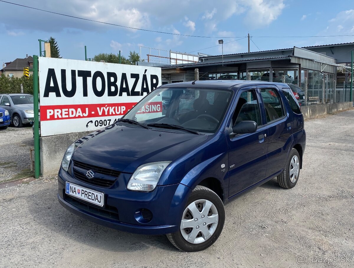 Suzuki Ignis 1.3i 69kW, 1.Majiteľ, Rok výroby 2005