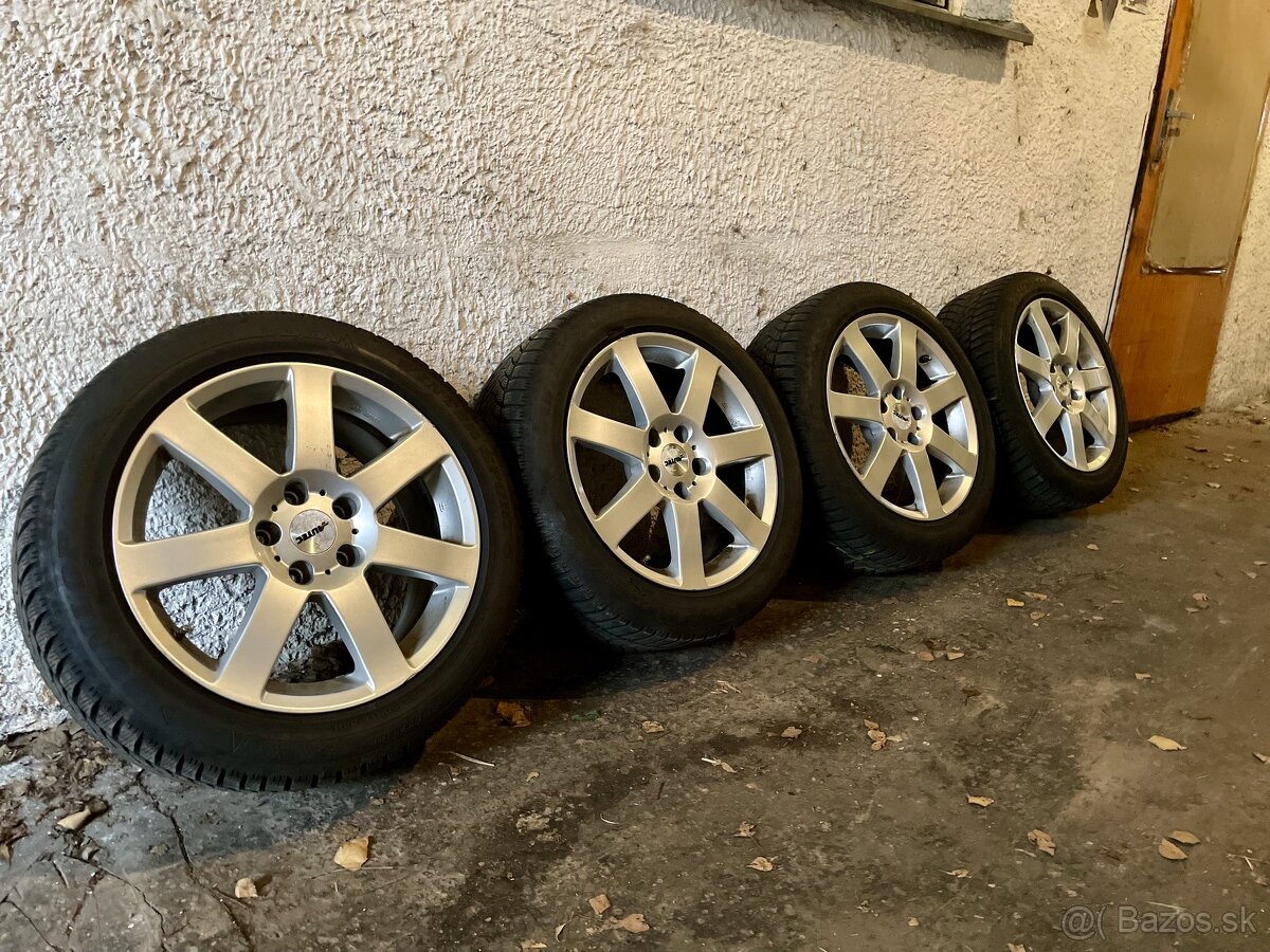 ❇️ 5x112 R17 ALU DISKY 225/50 ZIMNÉ PNEU VW,ŠKODA,AUDI,SEAT