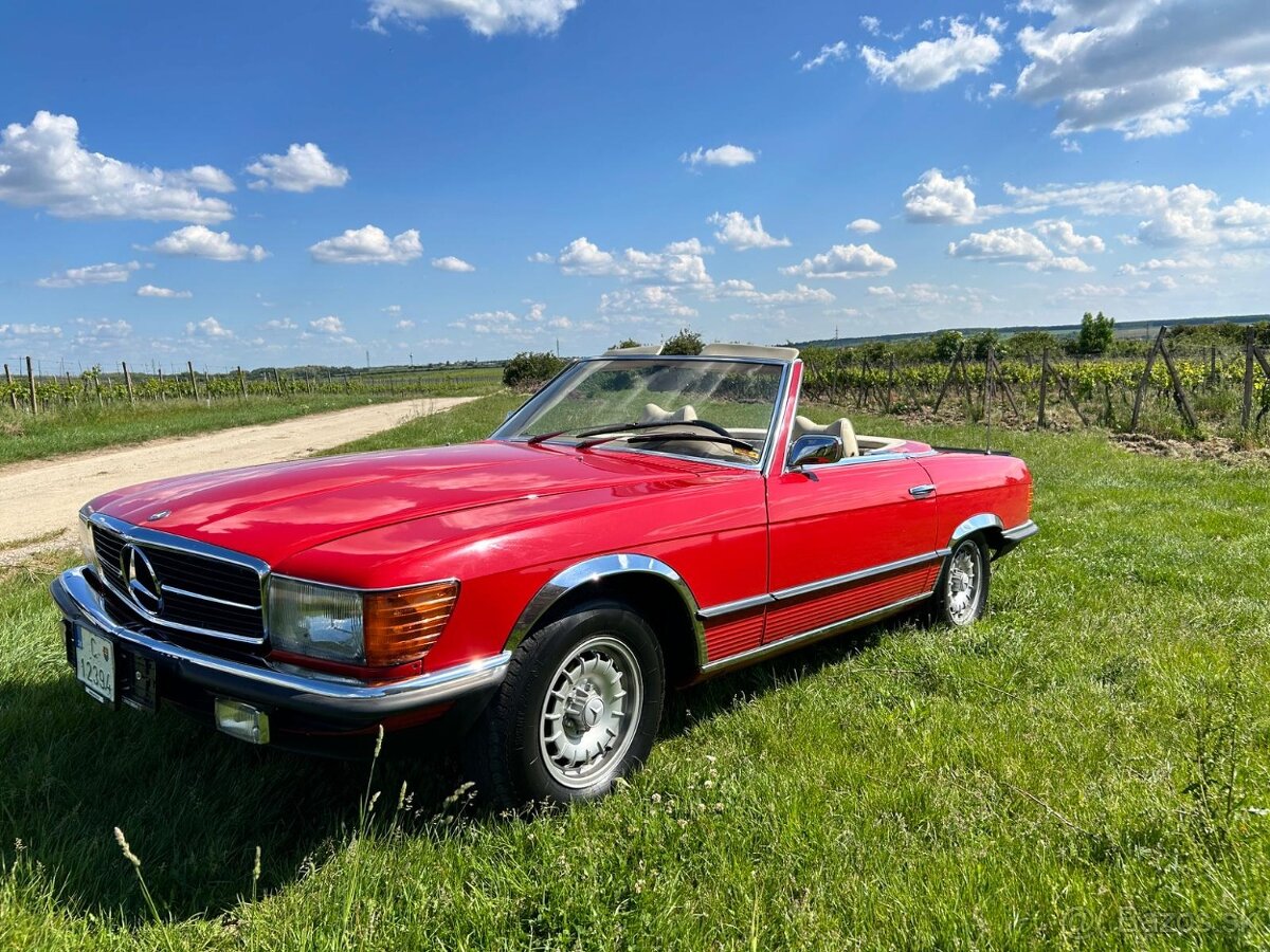 Mercedes SL W107 garancia originálneho Nemeckého vozidla