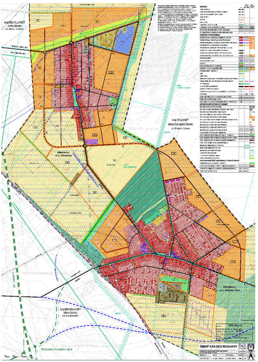 POZEMOK 431 m2 v centre obce Miloslavov