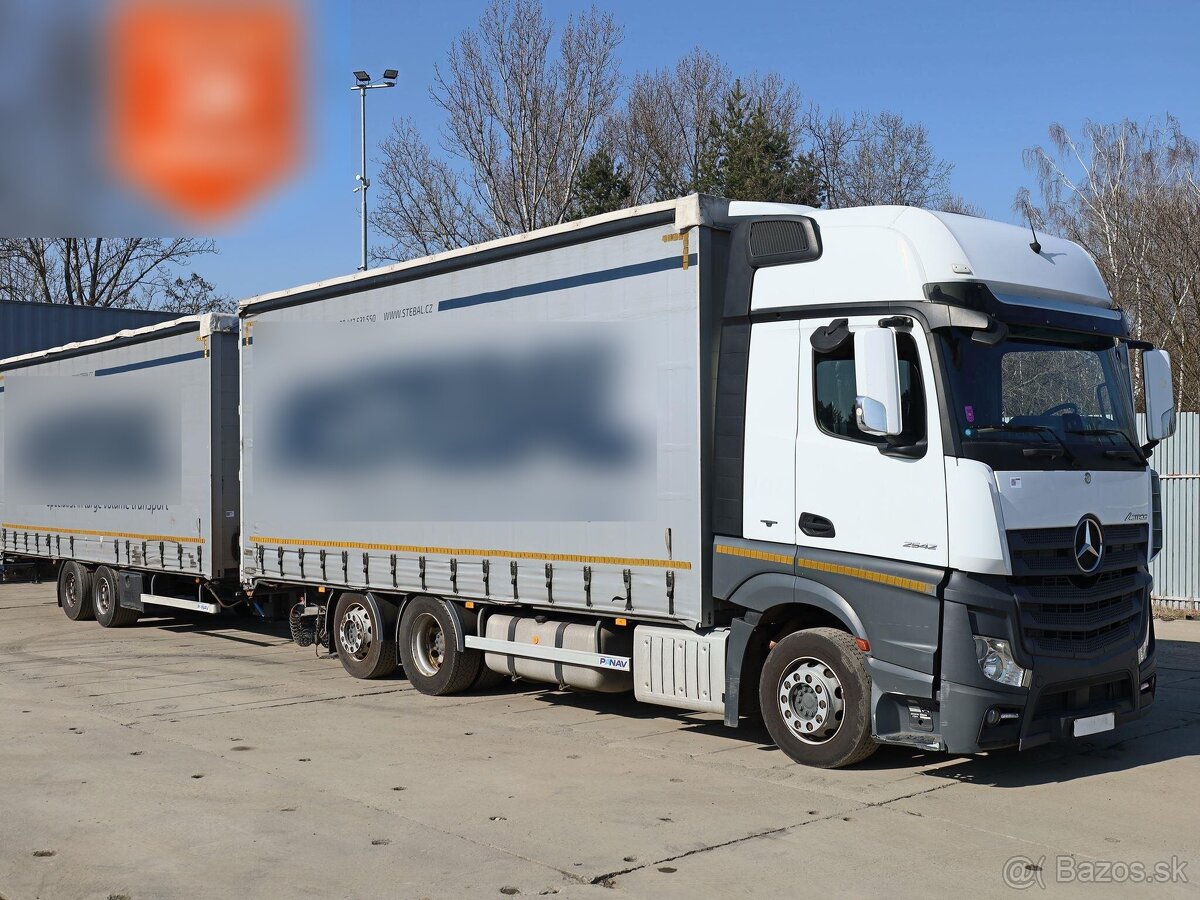 Mercedes-Benz ACTROS 2542, 6x2, EURO 6, 26 TUN, 18 PALET+ PŘ