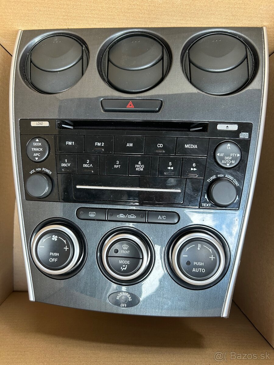 Mazda 6 Radio, Ovládanie klímy