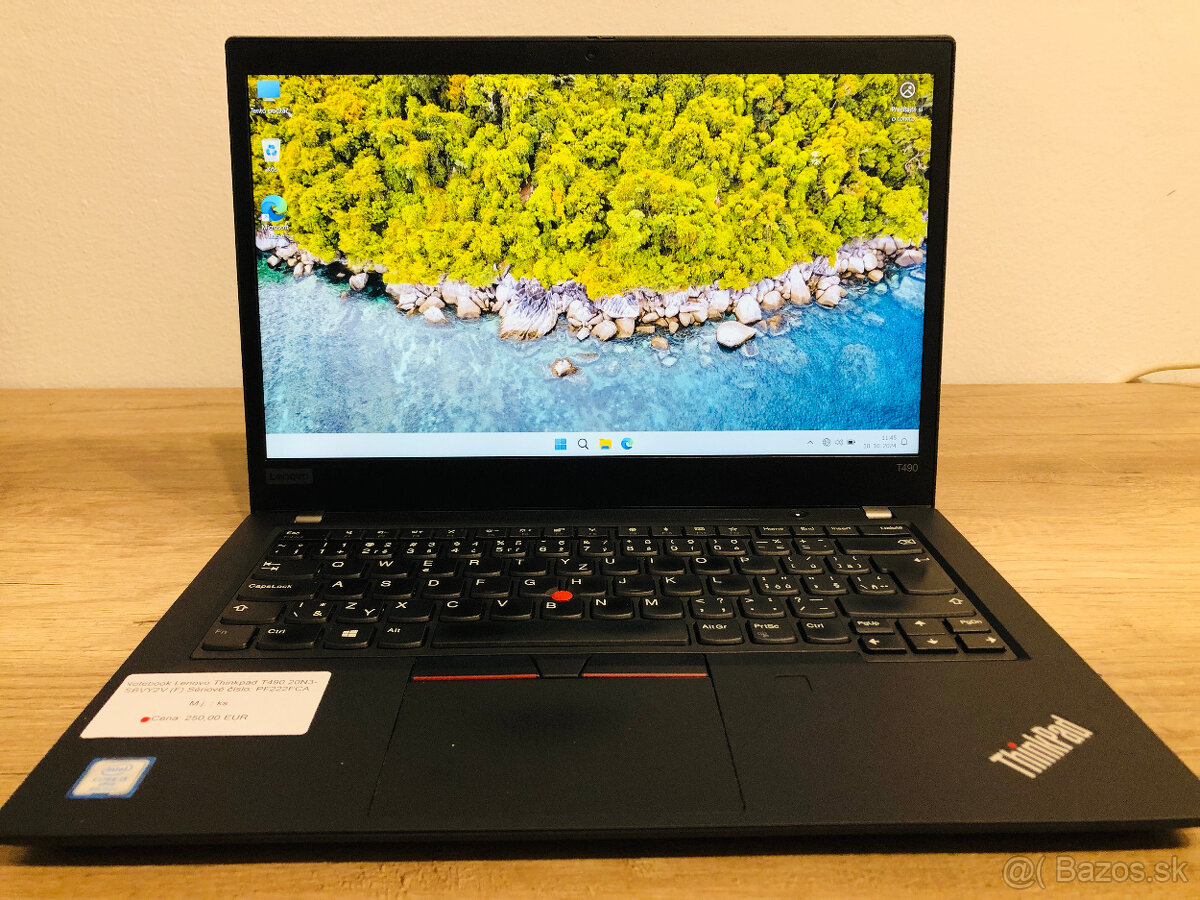 Predám refurbished Lenovo Thinkpad T490 s 2 ročnou zárukou