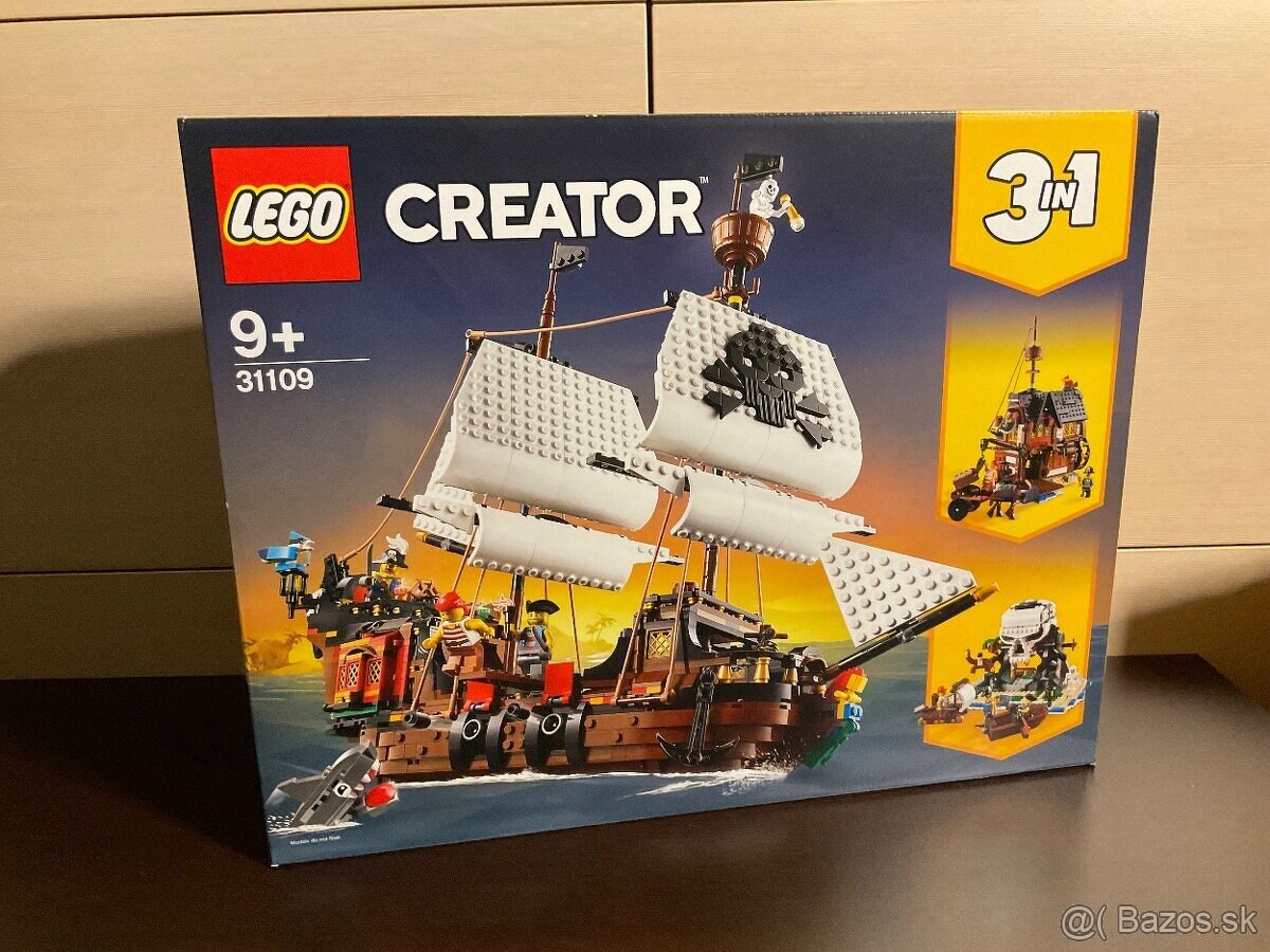 LEGO® Creator 31109 Pirátska loď  Úplne nové, nerozbalené