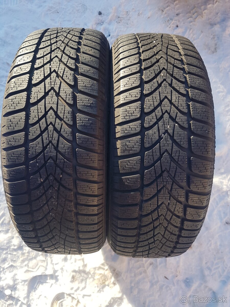 195/55 r16 zimné pneumatiky 2ks Dunlop