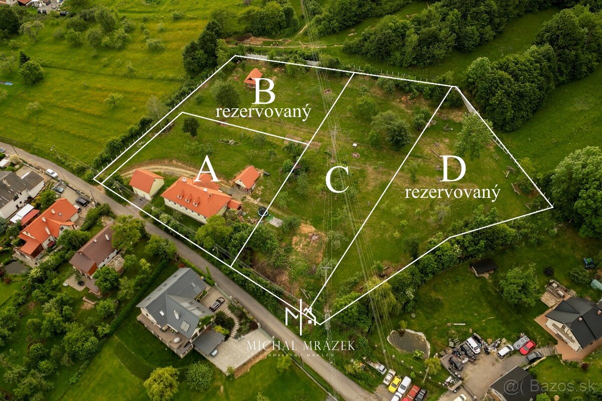 Ponúkame Vám exkluzívne na predaj pozemok o rozlohe cca 2300