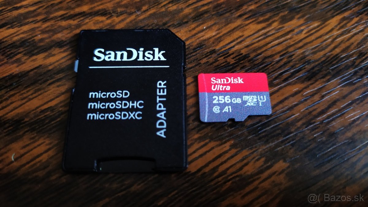 SanDisk Ultra microSDXC 256GB 100MB/s + adaptér