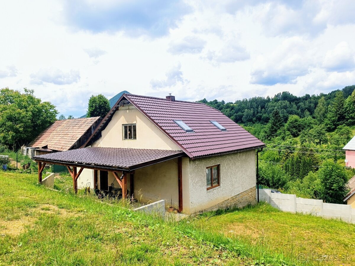 Predaj murovaného rod.domu,1493m2-Horný Vadičov,KNM