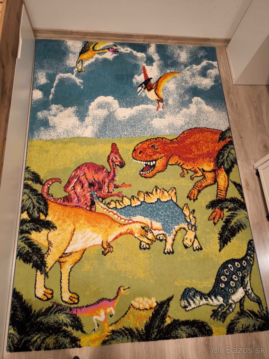 Koberec dinosaury 140x200