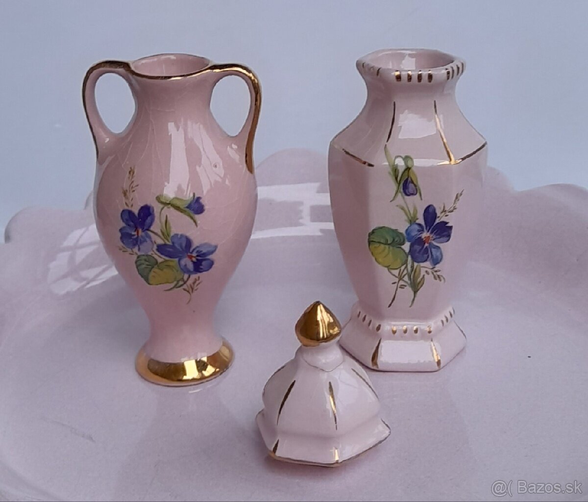 Ružový porcelán -značený