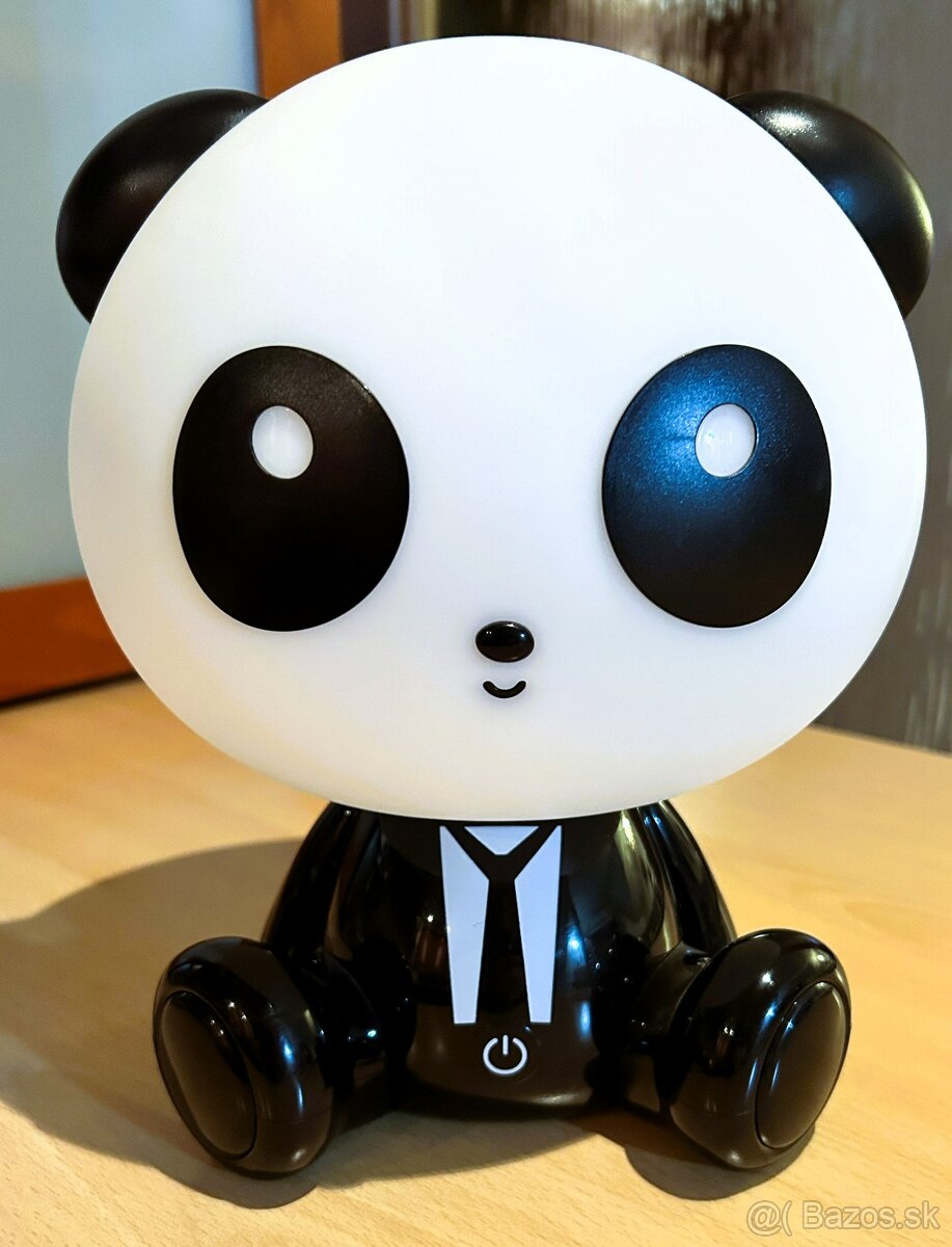 Detská nočná lampa_stmievateľná 2,5W (dizajn panda)