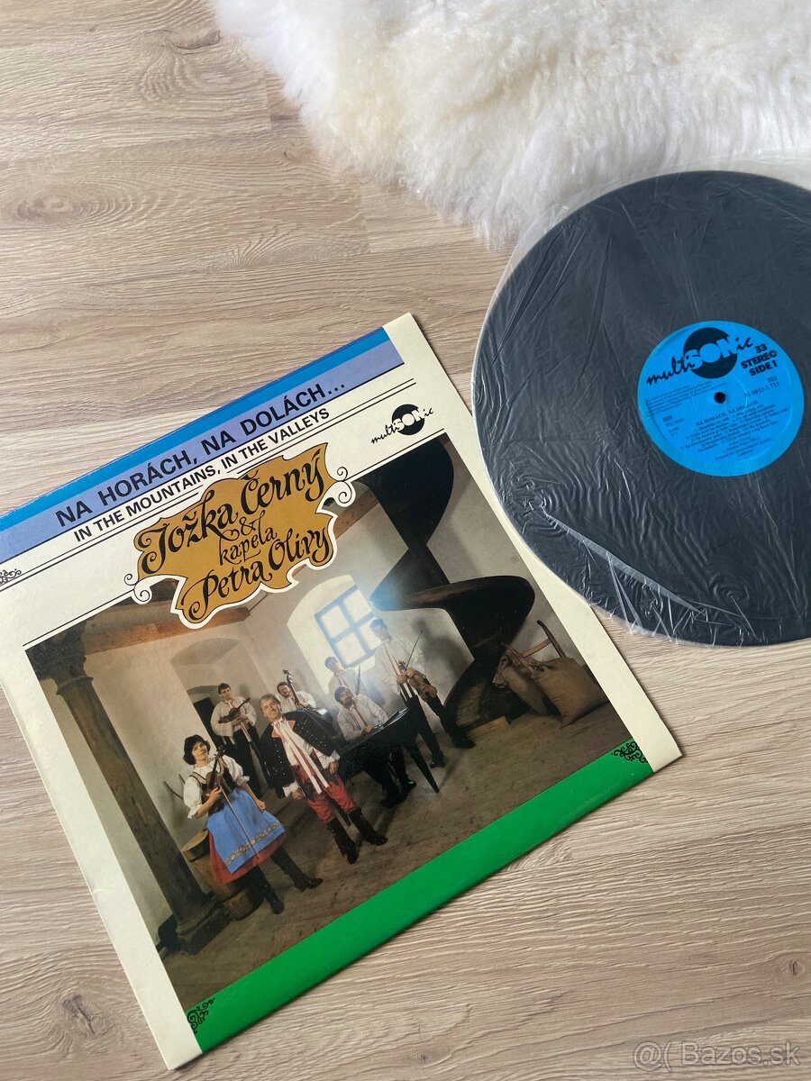 Jožka Černý & kapela Petra Olivy LP vinyl s orig. PODPISMI