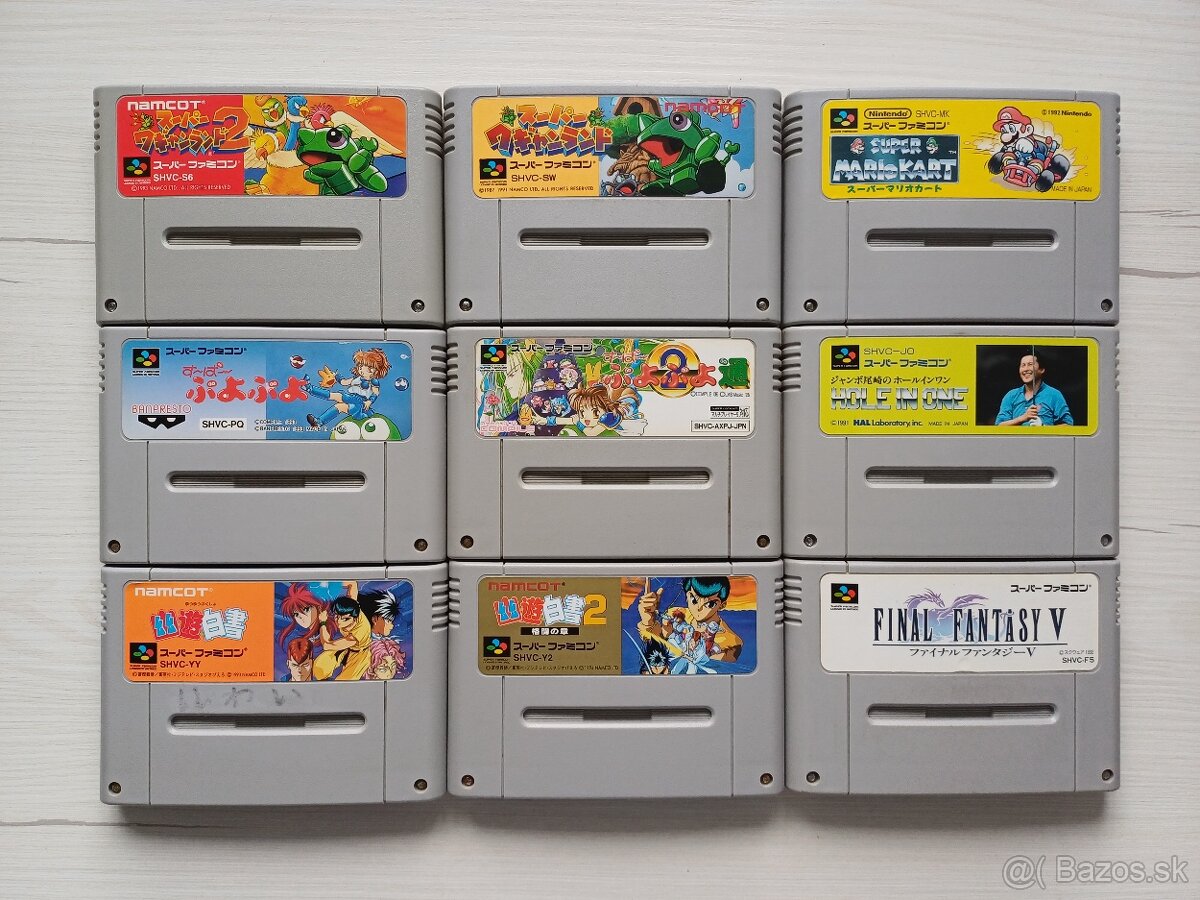 Hry na Nintendo Super Famicom (SNES)