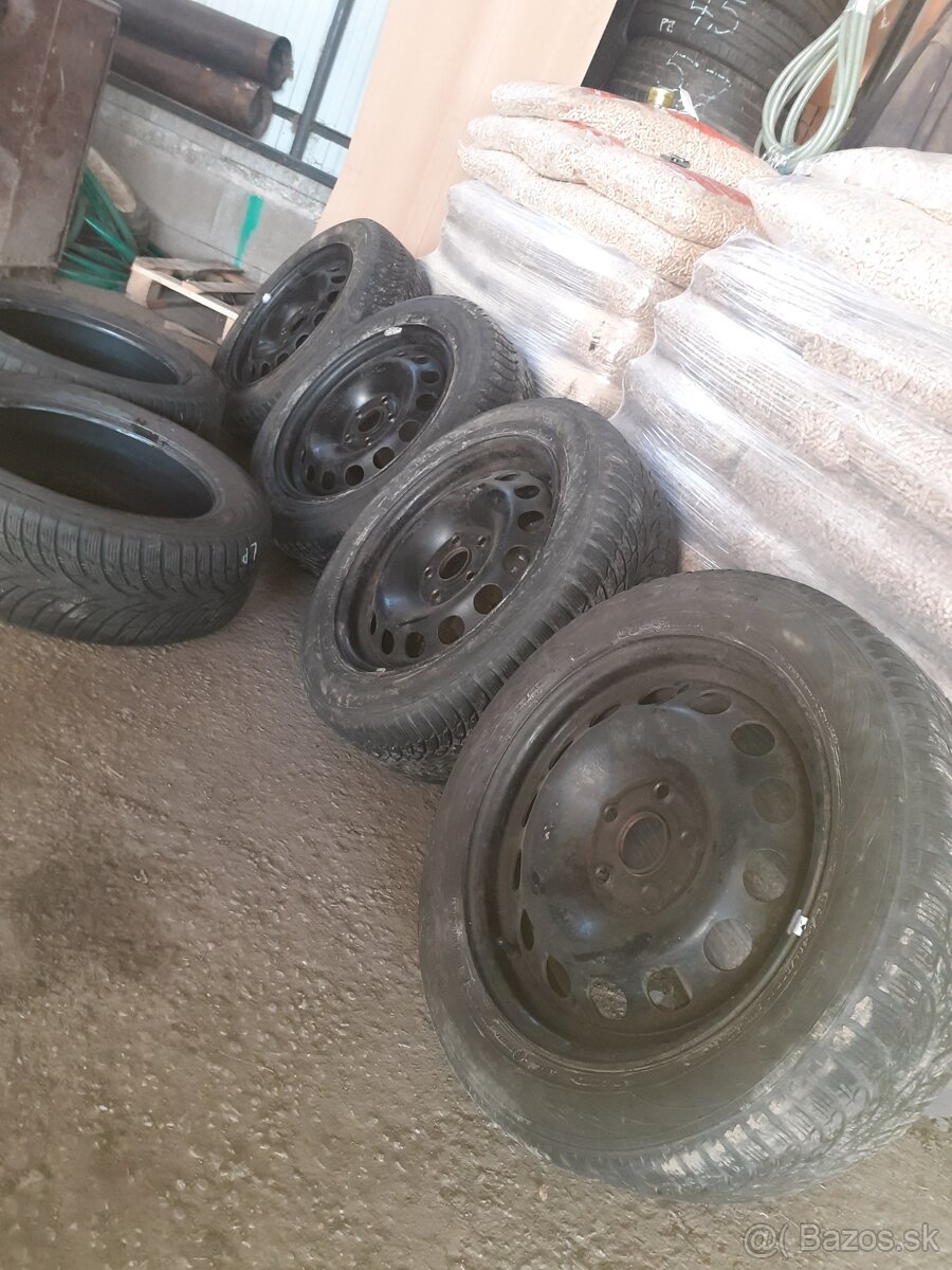 Plechové disky 5x112 r16 205/55 r16 Škoda