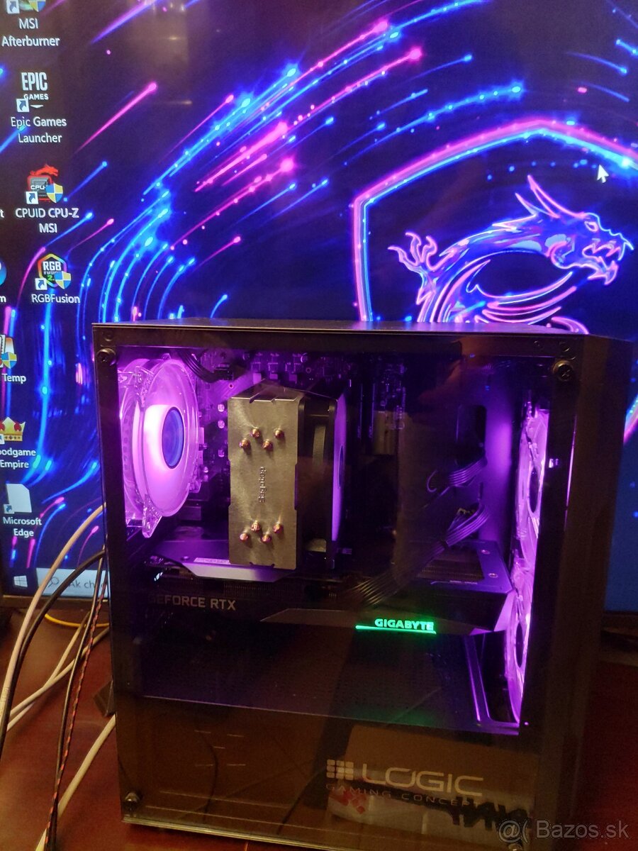 ✨Herný pc i5 12400f  + RTX 3070