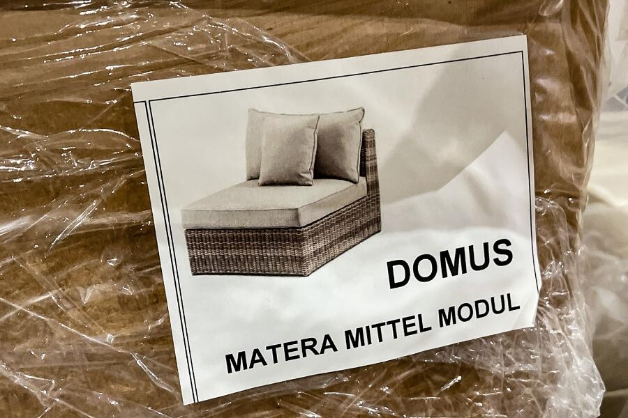 Ratanový modul Matera Domus Ventures Marina