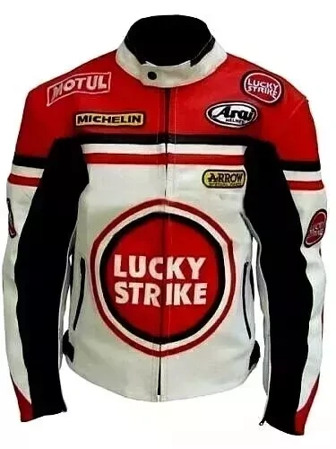 Moto Kožená Bunda Lucky Strike