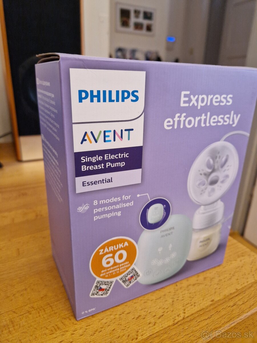 Predám elektrickú odsávačku mlieka Philips Avent Essential