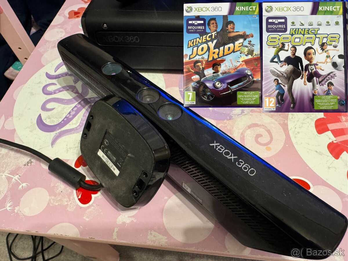 KINECT pre XBOX 360 + 2 hry + predlzovaci kabel