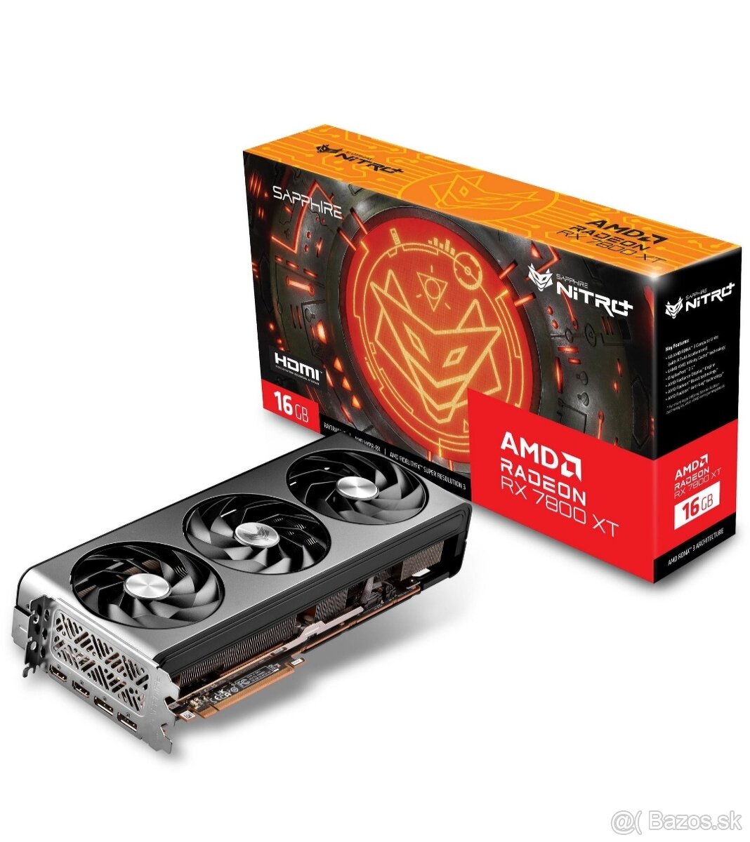 Predám SAPPHIRE NITRO+ Radeon RX 7800 XT GAMING OC 16 GB