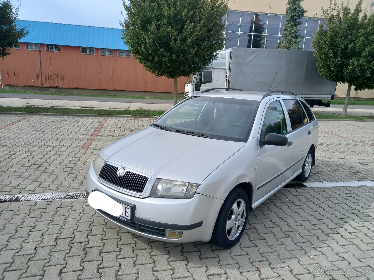 predam škoda fabia combi 1.2.12v benzín kw 47 rok 2003